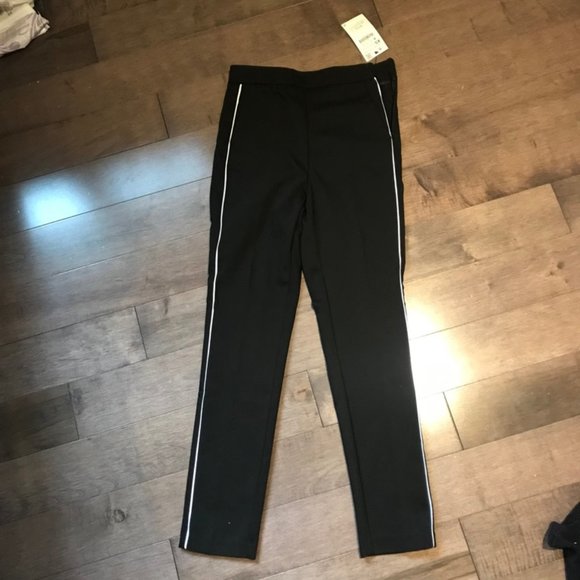 ZARA black trousers cigarette pants - Picture 1 of 2